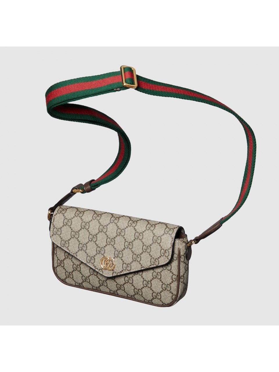 Мини-сумка через плечо Gucci Ophidia с узором GG